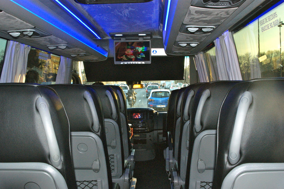 intérieur des autobus